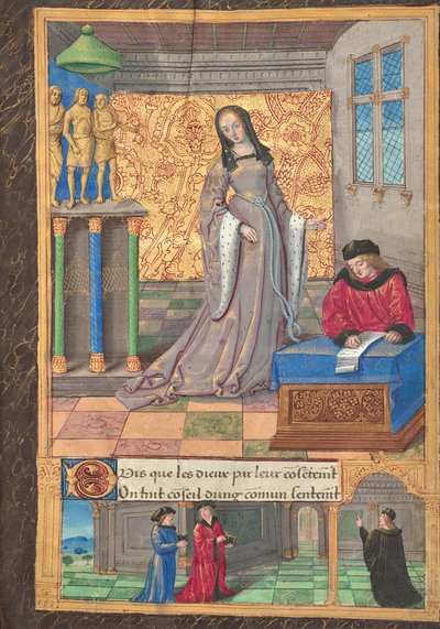 La Signora senza pari viene proclamata la Donna più bella da Master of the Chronique scandaleuse