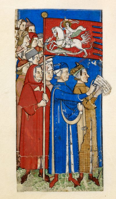 Cocharelli, Trattato sui Vizi e le Virtù, Add MS 27695, f.10r, c.1330-40 da Master of the Cocharelli Codex