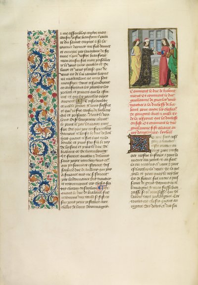 Il duca Guglielmo di Gelders e Riccardo II da Master of the Copenhagen Caesar