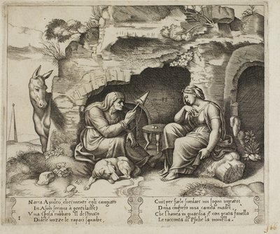 Apuleio trasformato in asino da Master of the Die