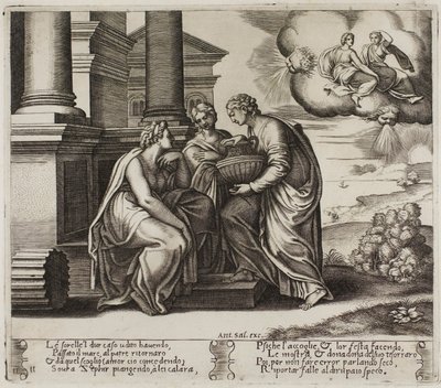 Psiche Dona Regali alle Sue Sorelle da Master of the Die