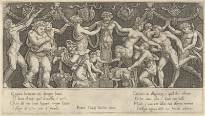 Speculum Romanae Magnificentiae: Sacrificio a Priapo da Master of the Die