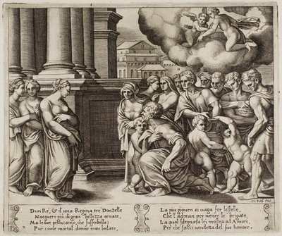 Il Popolo che Rende Onori Divini a Psiche da Master of the Die