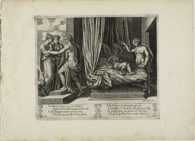 Venere Rimprovera Suo Figlio, dalla Storia di Psiche da Master of the Die
