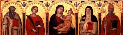 Madonna col Bambino e Santi da Master of the Dominican Effigies