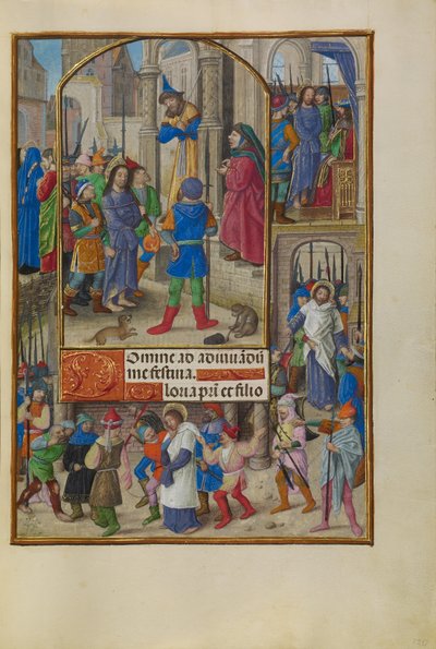 Cristo davanti a Caifa da Master of the Dresden Prayer Book