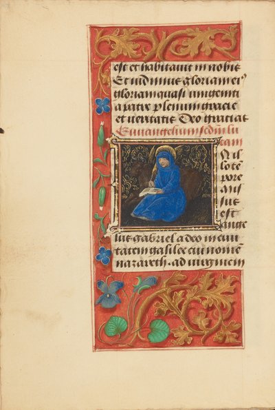 Iniziale I: San Luca da Master of the Dresden Prayer Book