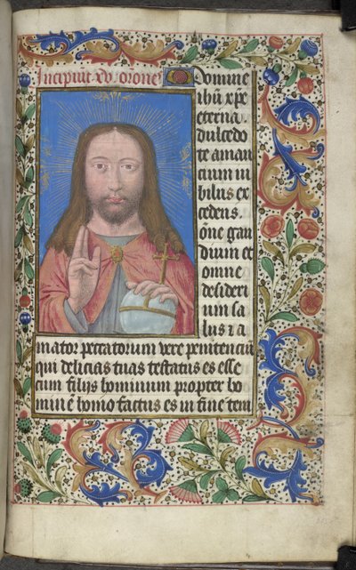 Cristo benedicente da Master of the Dresden Prayer Books