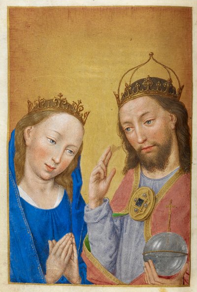 Cristo e la Vergine Maria da Master of the Dresden Prayer Books