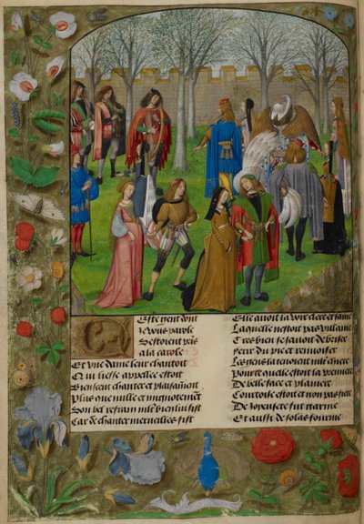 La Carolle nel giardino. L