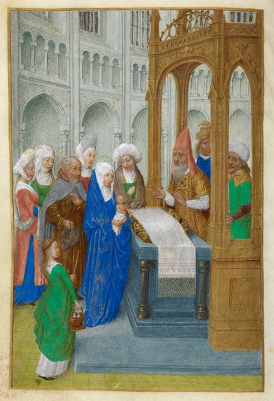 La Presentazione al Tempio da Master of the Dresden Prayer Books