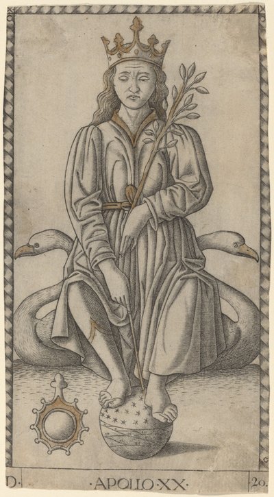 Apollo da Master of the E Series Tarocchi