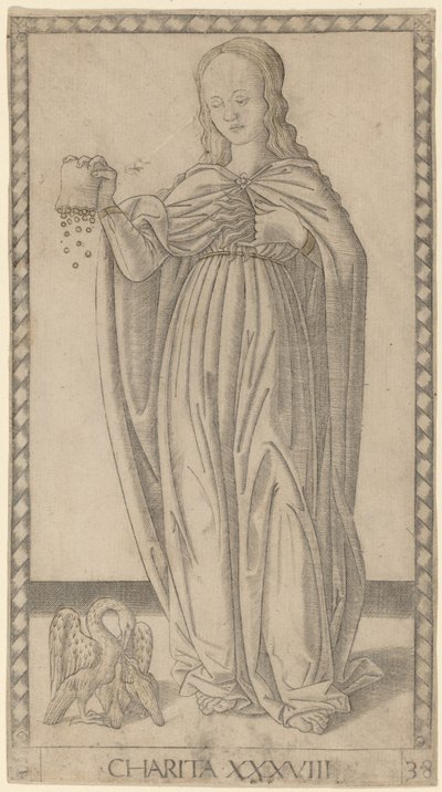 Carità da Master of the E Series Tarocchi