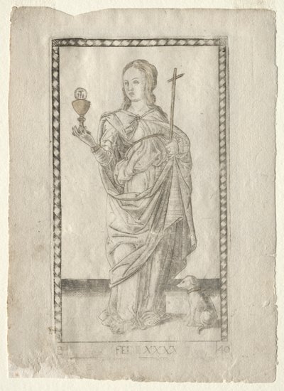 Fede dai Tarocchi, serie B: Principi cosmici e virtù da Master of the E Series Tarocchi