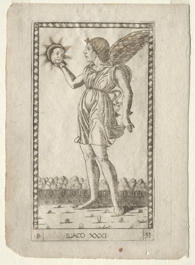 Genio del Sole (dalla serie Tarocchi B: Principi Cosmici e Virtù, #31) da Master of the E Series Tarocchi