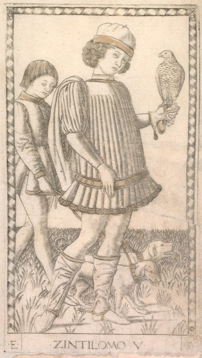 Il Gentiluomo (dalla serie Tarocchi, serie E: Condizioni dell