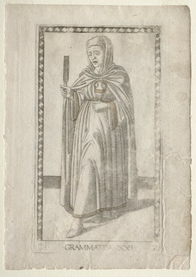 Grammatica (dalla serie Tarocchi C: Arti Liberali, #21) da Master of the E Series Tarocchi