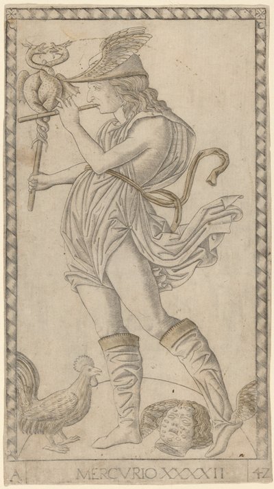 Mercurio da Master of the E Series Tarocchi