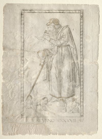 Saturno (dalla serie Tarocchi, serie A: Firmamenti dell