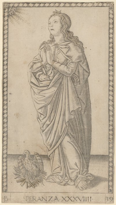 Speranza da Master of the E Series Tarocchi