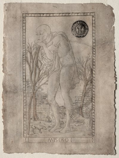 Tarocchi, prima del 1467 da Master of the E Series Tarocchi