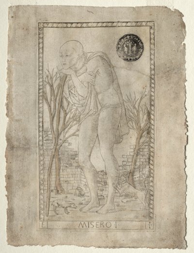 Il mendicante (dai Tarocchi, serie E: Condizioni dell