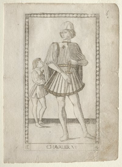 Il Cavaliere (dalla serie Tarocchi, serie E: Condizioni dell