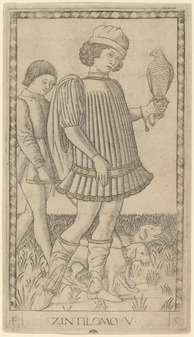 Gentiluomo da Master of the E Series Tarocchi