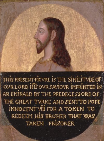Profilo di Cristo da Master of the Emerald Icons