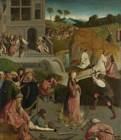 Il Martirio di Santa Lucia da Master of the Figdor Deposition