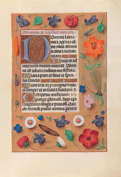 Ore di Isabella la Cattolica, Regina di Spagna: Fol.44r, c. 1500 da Master of the First Prayerbook of Maximillian