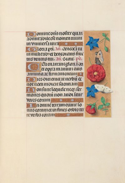 Ore di Isabella la Cattolica, Regina di Spagna: Fol. 101r, c. 1500 da Master of the First Prayerbook of Maximillian