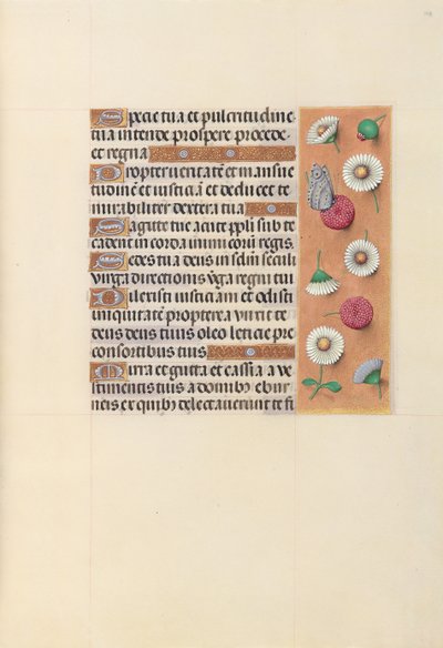 Ore di Isabella la Cattolica, Regina di Spagna: Fol. 104r, c. 1500 da Master of the First Prayerbook of Maximillian