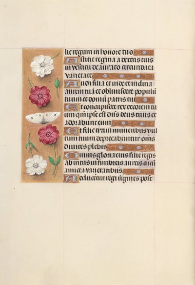 Ore di Isabella la Cattolica, Regina di Spagna: Fol. 104v da Master of the First Prayerbook of Maximillian