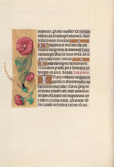 Ore di Isabella la Cattolica, regina di Spagna: Fol. 110v, c. 1500 da Master of the First Prayerbook of Maximillian