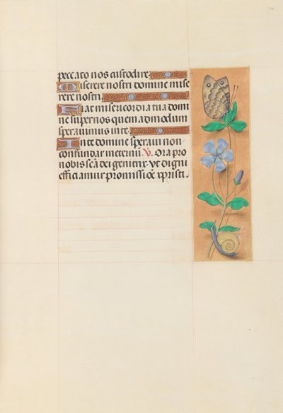 Ore di Isabella la Cattolica, regina di Spagna: Fol. 114r, c. 1500 da Master of the First Prayerbook of Maximillian