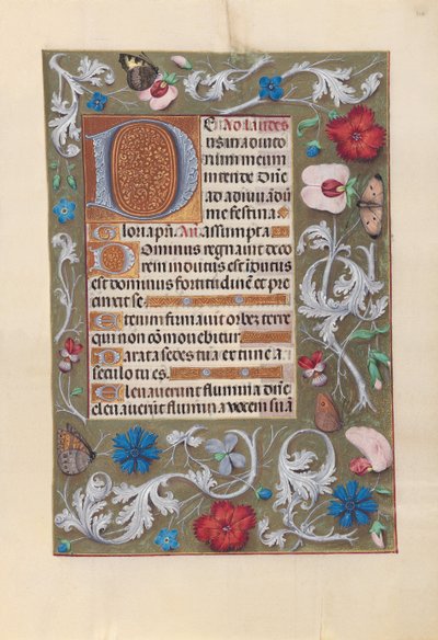 Ore di Isabella la Cattolica, Regina di Spagna: Fol. 116r da Master of the First Prayerbook of Maximillian