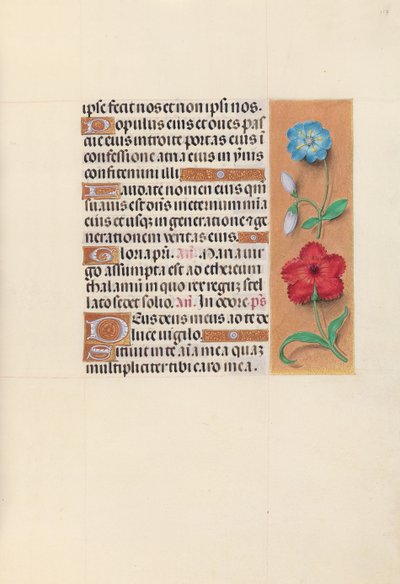 Ore della regina Isabella la Cattolica, regina di Spagna: Fol. 117r, c. 1500 da Master of the First Prayerbook of Maximillian