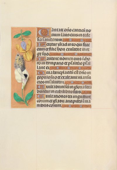 Ore di Isabella la Cattolica, Regina di Spagna: Fol. 121v da Master of the First Prayerbook of Maximillian