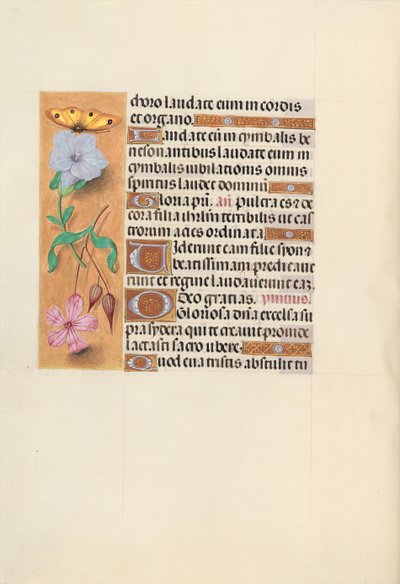 Ore di Isabella la Cattolica, Regina di Spagna: Fol. 122v, c. 1500 da Master of the First Prayerbook of Maximillian