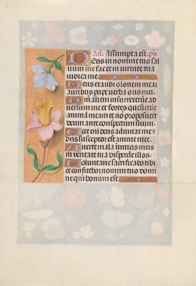 Ore di Isabella la Cattolica, Regina di Spagna: Fol. 127v da Master of the First Prayerbook of Maximillian