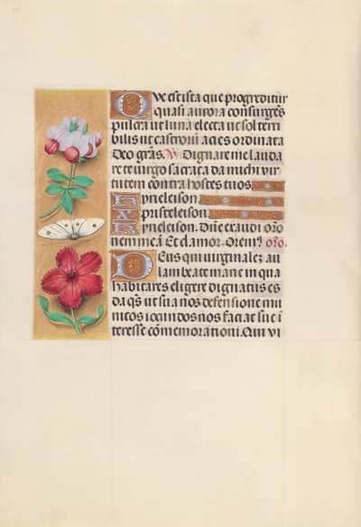 Ore di Isabella la Cattolica, Regina di Spagna: Fol. 129v, c. 1500 da Master of the First Prayerbook of Maximillian