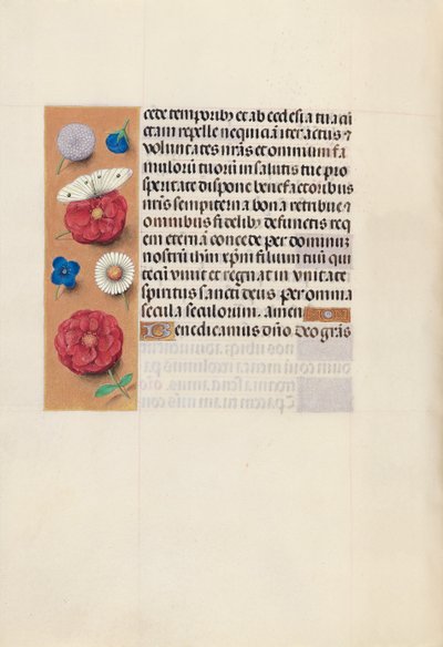Ore di Isabella la Cattolica, regina di Spagna: Fol. 130v, c. 1500 da Master of the First Prayerbook of Maximillian