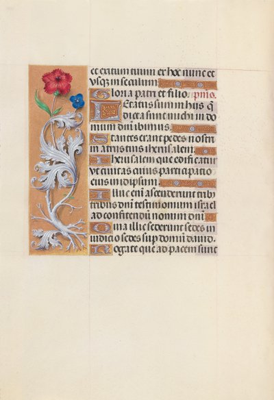 Ore di Isabella la Cattolica, Regina di Spagna: Fol. 133v, c. 1500 da Master of the First Prayerbook of Maximillian