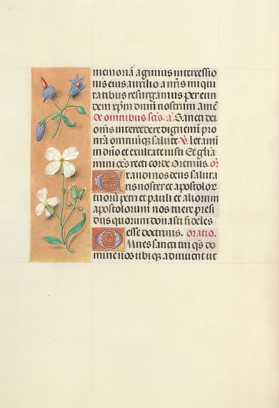 Ore di Isabella la Cattolica, Regina di Spagna: Fol. 139v, c. 1500 da Master of the First Prayerbook of Maximillian