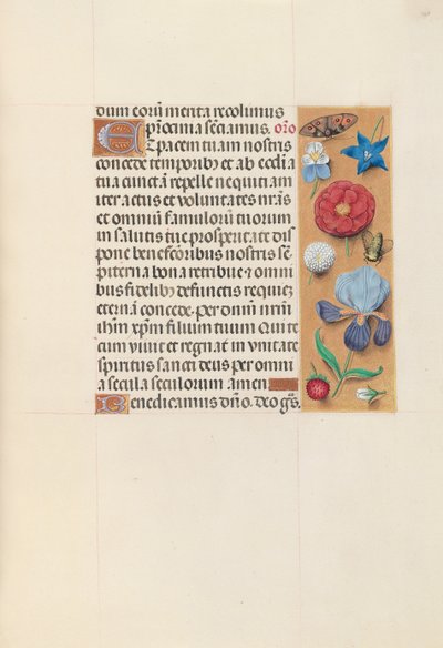 Ore di Isabella la Cattolica, Regina di Spagna: Fol. 140r, c. 1500 da Master of the First Prayerbook of Maximillian