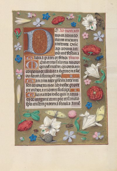 Ore di Isabella la Cattolica, Regina di Spagna: Fol. 142r, c. 1500 da Master of the First Prayerbook of Maximillian