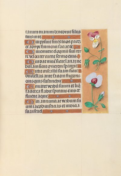 Ore di Isabella la Cattolica, Regina di Spagna: Fol. 150r, c. 1500 da Master of the First Prayerbook of Maximillian