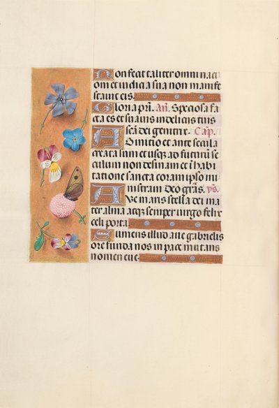 Ore di Isabella la Cattolica, Regina di Spagna: Fol. 150v da Master of the First Prayerbook of Maximillian