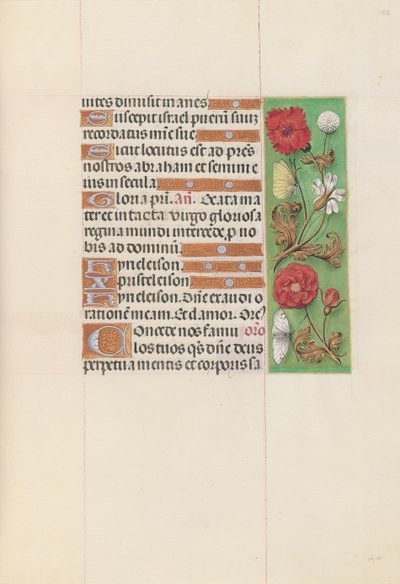 Ore della Regina Isabella la Cattolica, Regina di Spagna: Fol. 152r, c. 1500 da Master of the First Prayerbook of Maximillian